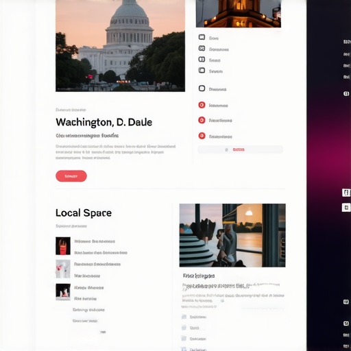Enhanced Washington D.C. Business Profile with Schema Markup Washington D.C. business profile showing schema markup, rich snippets, and local engagement.