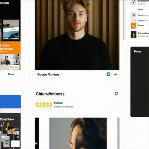 Screenshot showing a complete and active Google My Business profile with reviews and photos