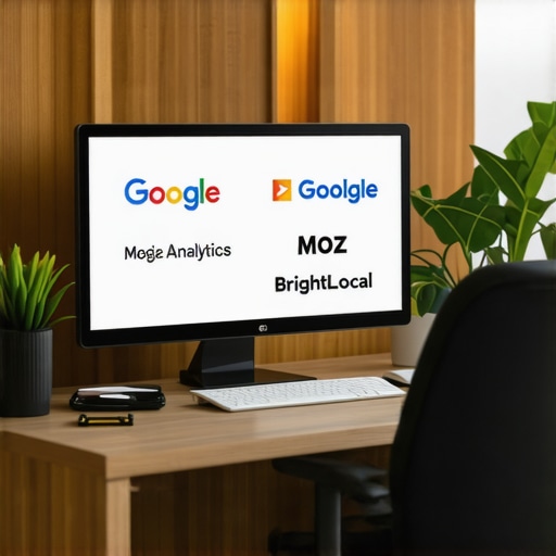 Local SEO Tools Workspace SEO tools workspace with Google Analytics and citation management platforms for Washington DC