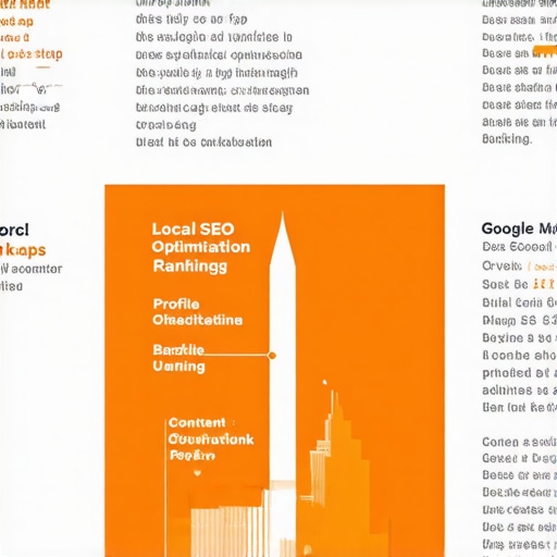 Infographic illustrating core steps to improve Google Maps rankings in Washington DC.