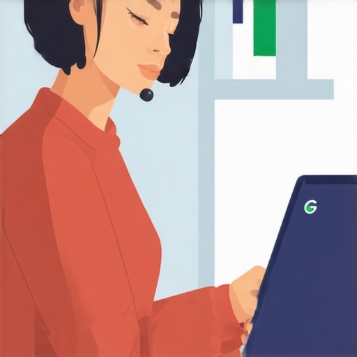 Person working on Google My Business listing optimization