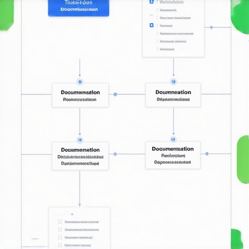 Flowchart illustrating the verification process for Google My Business, including documentation submission and approval steps.