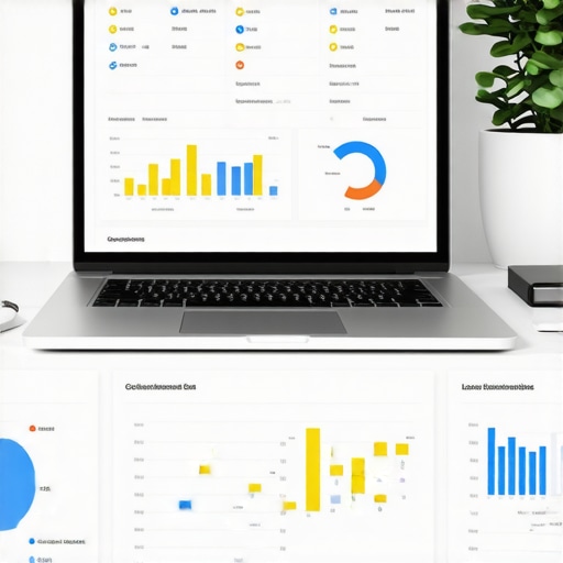 A workspace with SEO dashboards, citation management tools, and analytics charts for local SEO